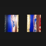 DIPTYCH TWO 2011, 2 x 15 x 11 inches, A/C
