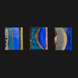 TRIPTYCH ONE 2011, 3 x 15 x 11, A/C

