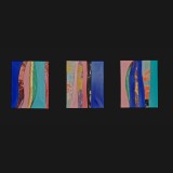 TRIPTYCH TWO 2011, 3 x 15 x 11, A/C
