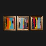 TRIPTYCH THREE 2011, 3 x 15 x 11, A/C
