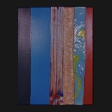 #105 Suite One Eleven, 2011
Painted Canvas Collage, 14 x 11 inches